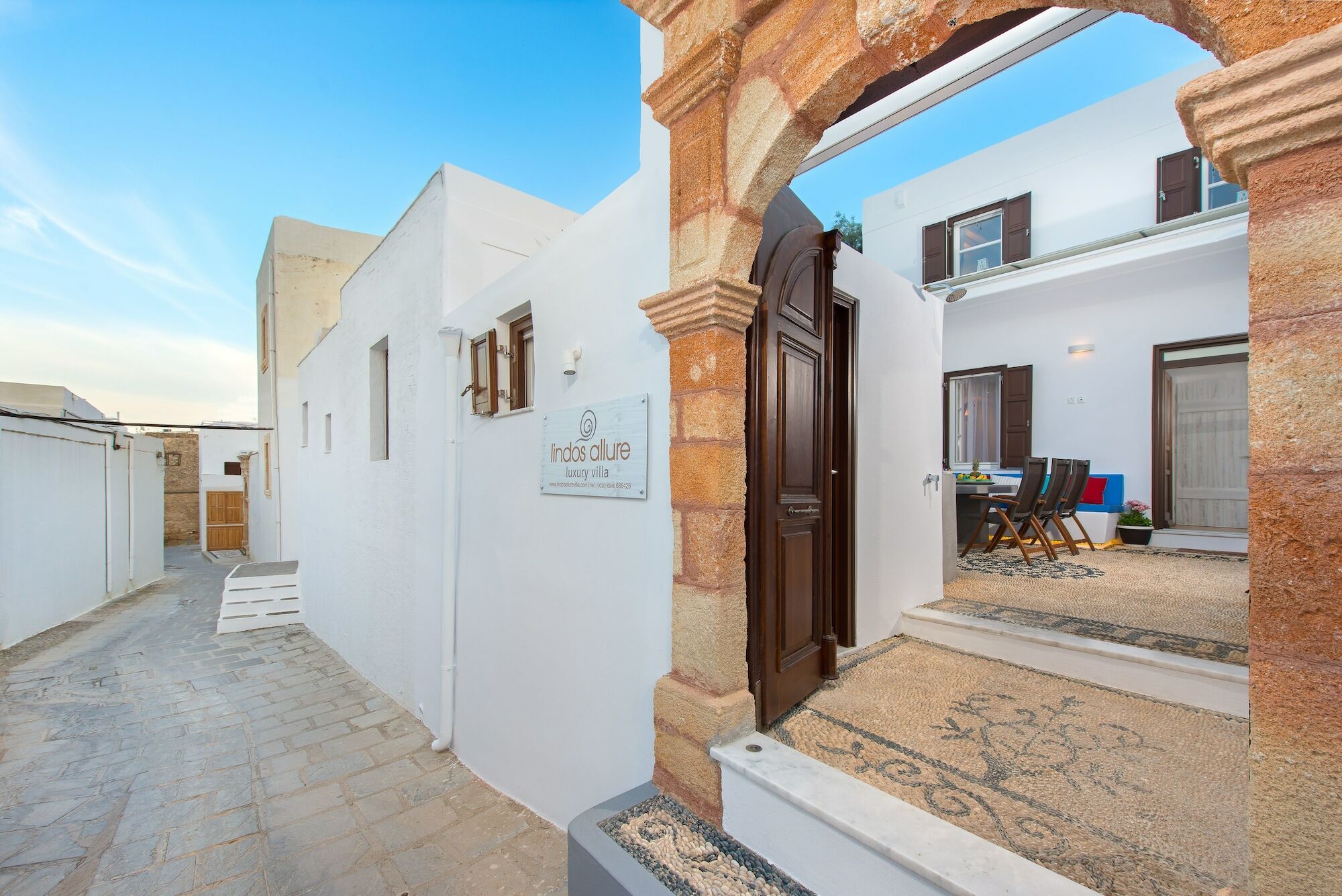 Lindos Allure Villa With Jacuzzi And Acropolis View!!! Exterior foto